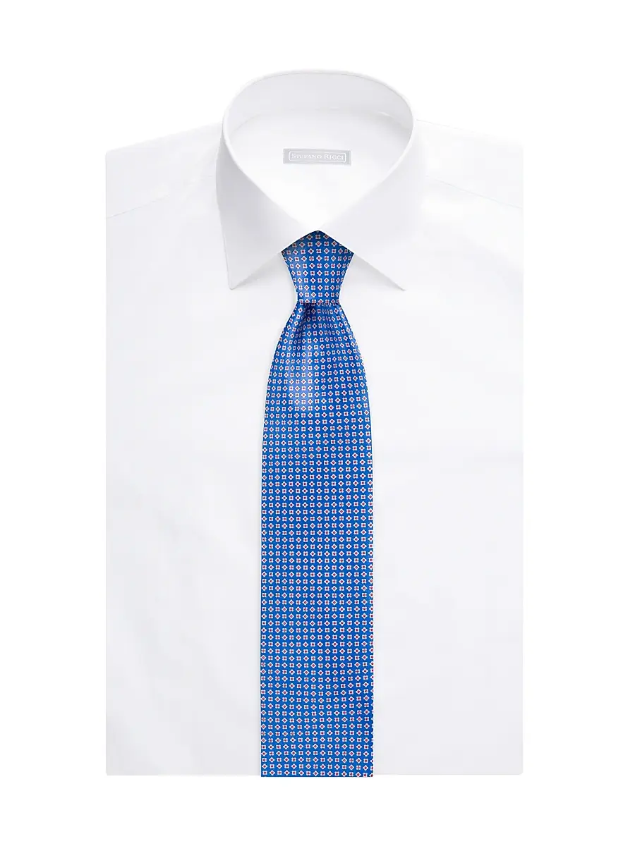 Stefano Ricci Men's Luxury Handmade Silk Tie | Thumbnail 2 Stefano Ricci Men's Luxury Handmade Silk Tie | Thumbnail 2