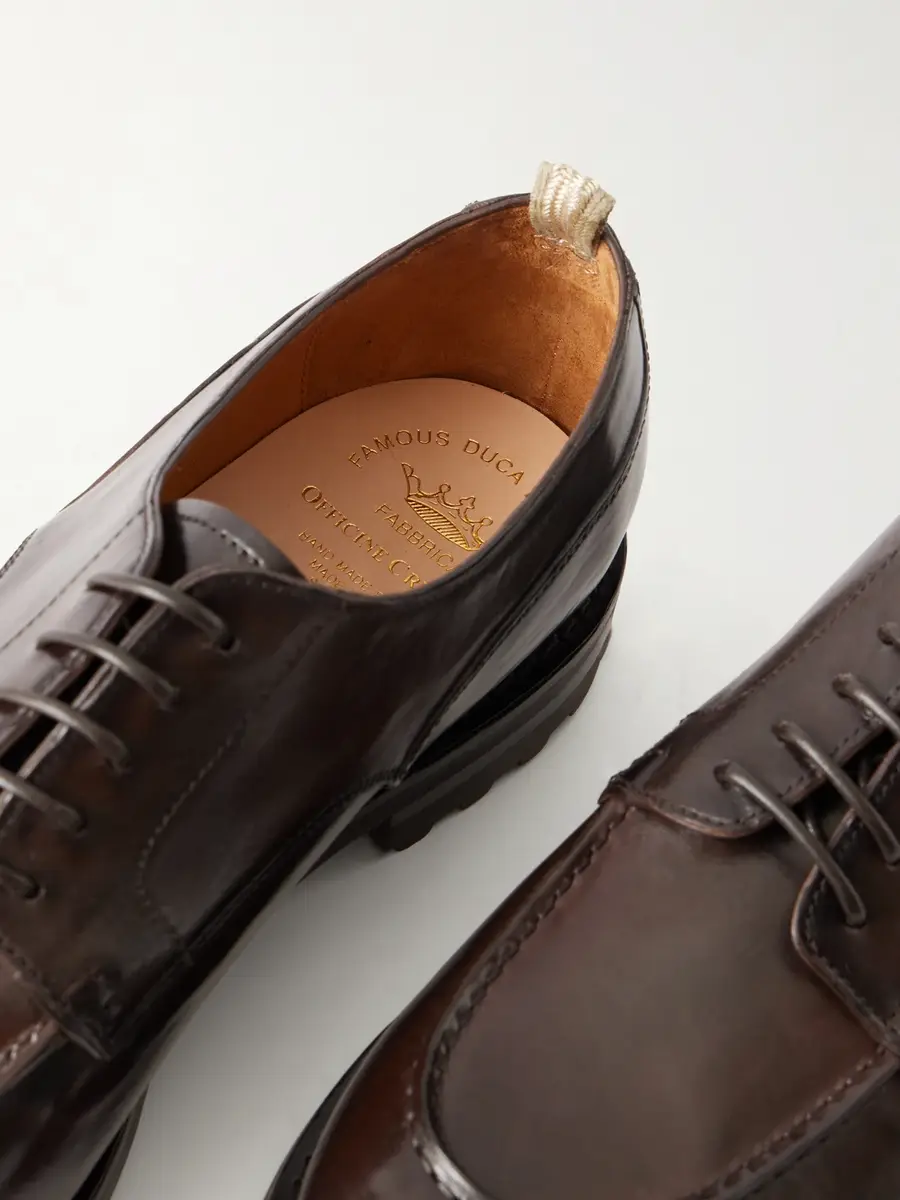 Officine Creative Balata Flexi 001 Textured Leather Derby Shoes - Men | Thumbnail 5 Officine Creative Balata Flexi 001 Textured Leather Derby Shoes - Men | Thumbnail 5
