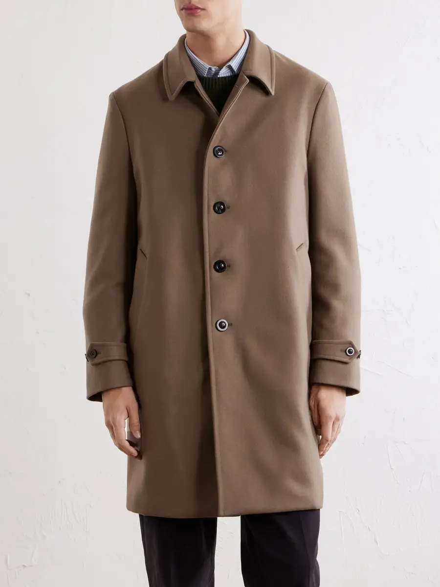 Boglioli Wool-Blend Felt Coat - Men | Thumbnail 3