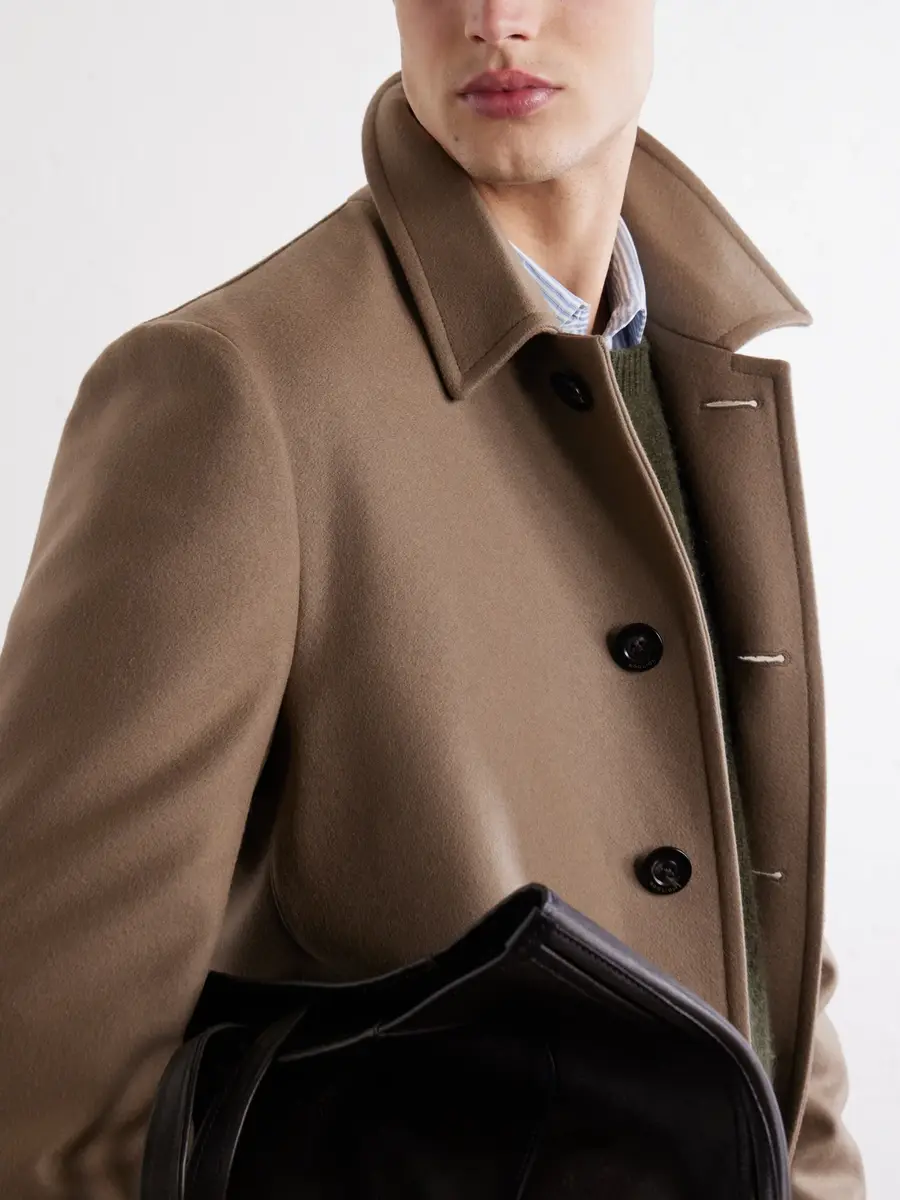 Boglioli Wool-Blend Felt Coat - Men | Thumbnail 5