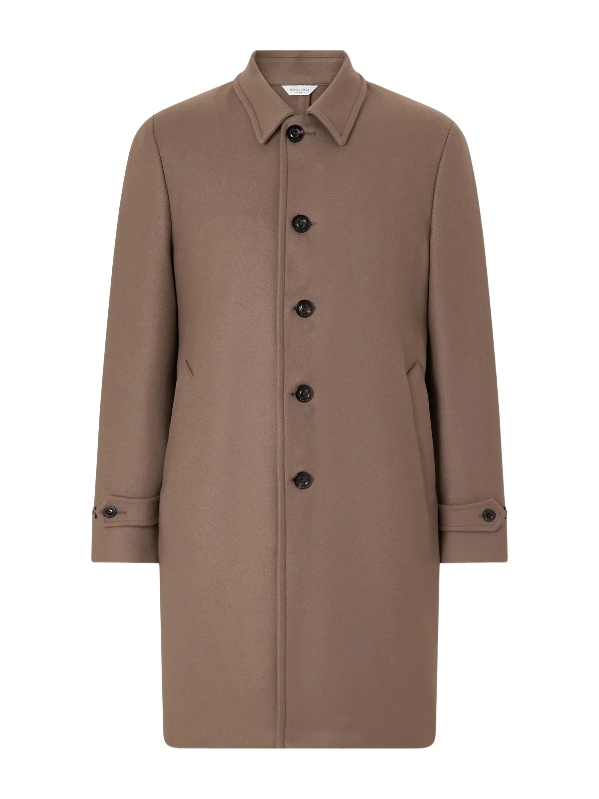 Wool-Blend Felt Coat - Men