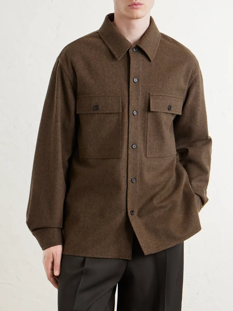 Jil Sander Virgin Wool Overshirt - Men | Thumbnail 3 Jil Sander Virgin Wool Overshirt - Men | Thumbnail 3