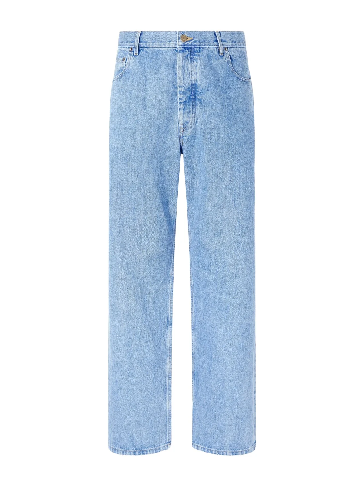 Cinch-Back Wide-Leg Jeans - Men Cinch-Back Wide-Leg Jeans - Men