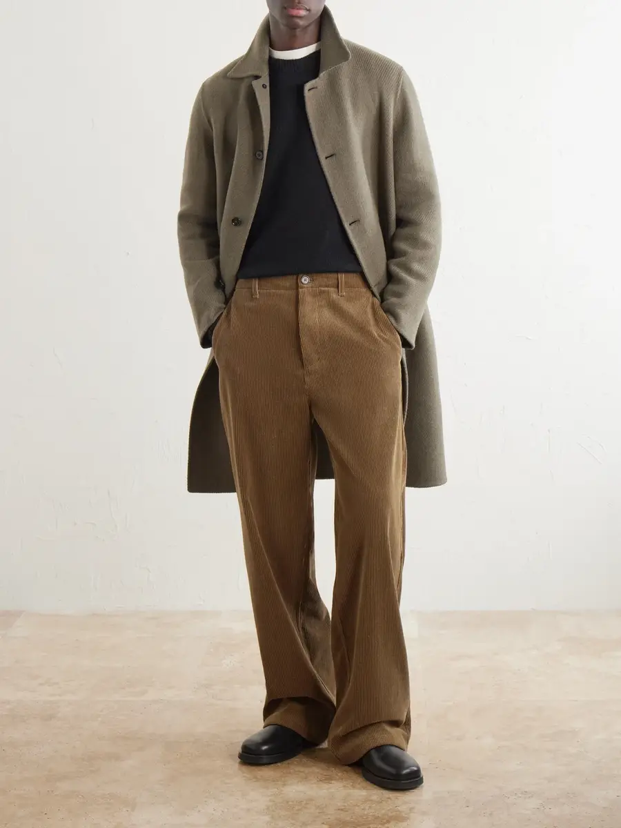 Jil Sander Wide-Leg Cotton-Corduroy Trousers - Men | Thumbnail 2 Jil Sander Wide-Leg Cotton-Corduroy Trousers - Men | Thumbnail 2