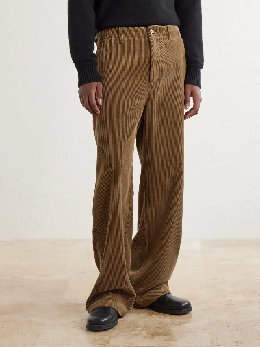 Jil Sander Wide-Leg Cotton-Corduroy Trousers - Men | Thumbnail 3 Jil Sander Wide-Leg Cotton-Corduroy Trousers - Men | Thumbnail 3
