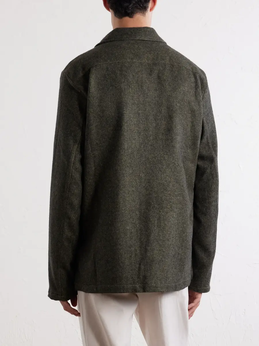 Massimo Alba Florida Herringbone Wool and Cashmere-Blend Blazer - Men | Thumbnail 4 Massimo Alba Florida Herringbone Wool and Cashmere-Blend Blazer - Men | Thumbnail 4