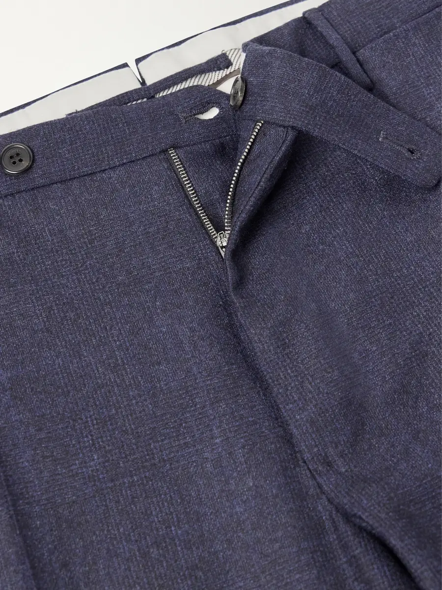 Slowear Straight-Leg Wool and Cashmere-Blend Trousers - Men | Thumbnail 6