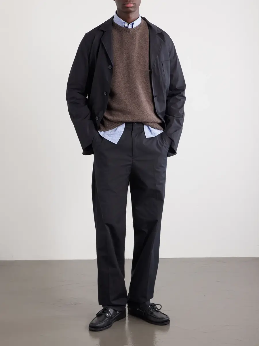 A.P.C. Dylan Straight-Leg Cotton-Poplin Trousers - Men | Thumbnail 2 A.P.C. Dylan Straight-Leg Cotton-Poplin Trousers - Men | Thumbnail 2