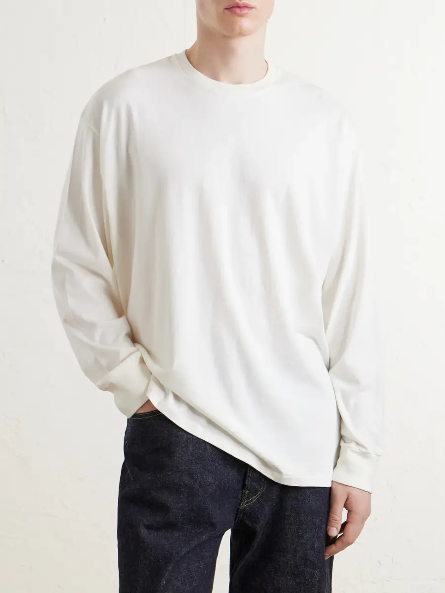 A.PRESSE Cotton and Cashmere-Blend T-Shirt - Men | Thumbnail 3