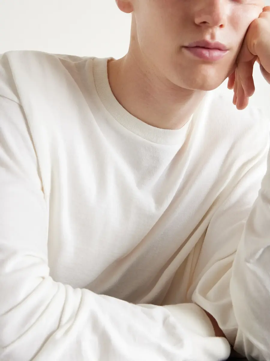 A.PRESSE Cotton and Cashmere-Blend T-Shirt - Men | Thumbnail 5