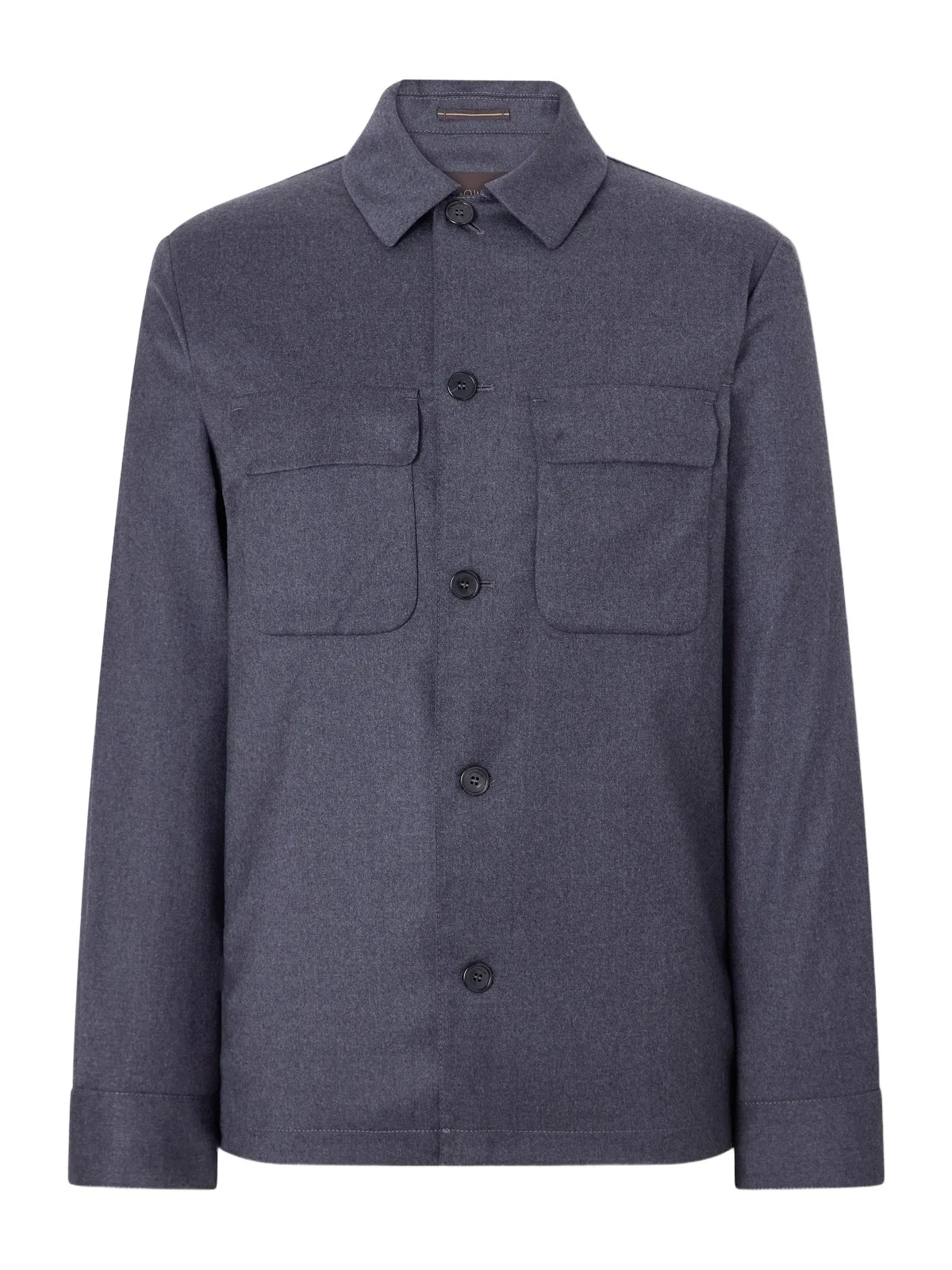 Slowear Incotex Stretch-Wool Flannel Overshirt - Men