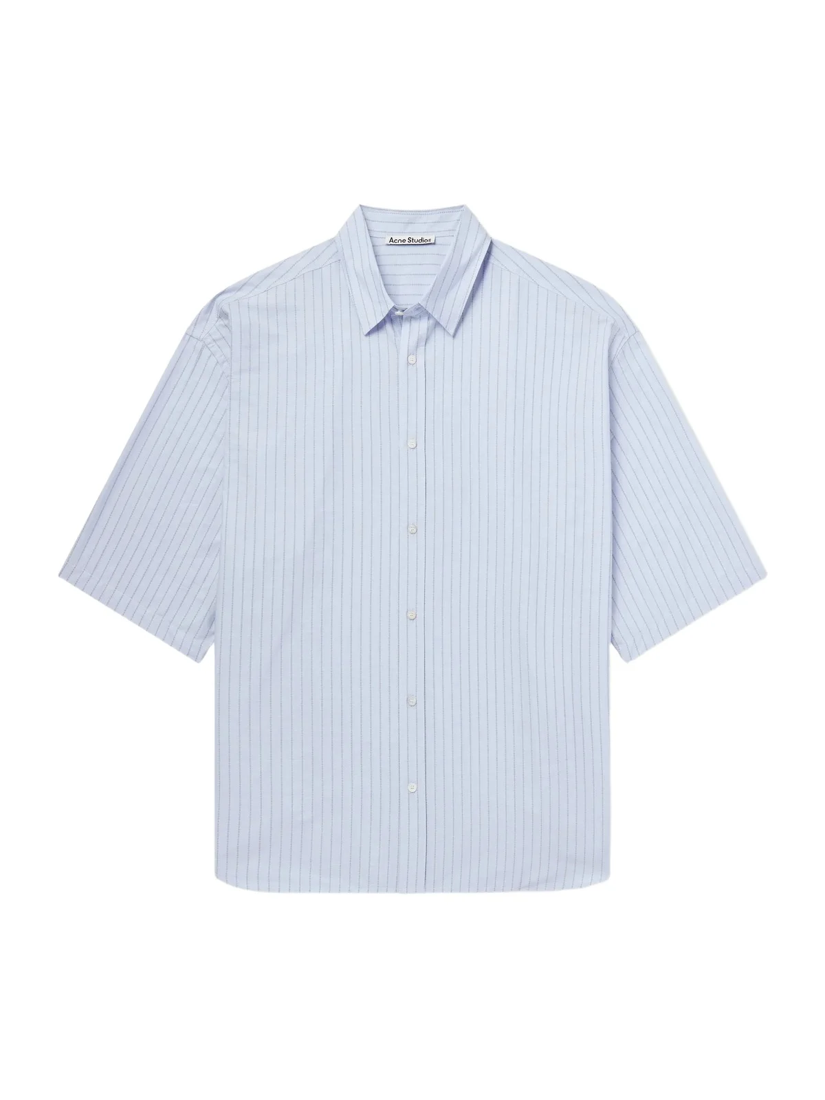 Soffia Striped Cotton-Poplin Shirt - Men Soffia Striped Cotton-Poplin Shirt - Men