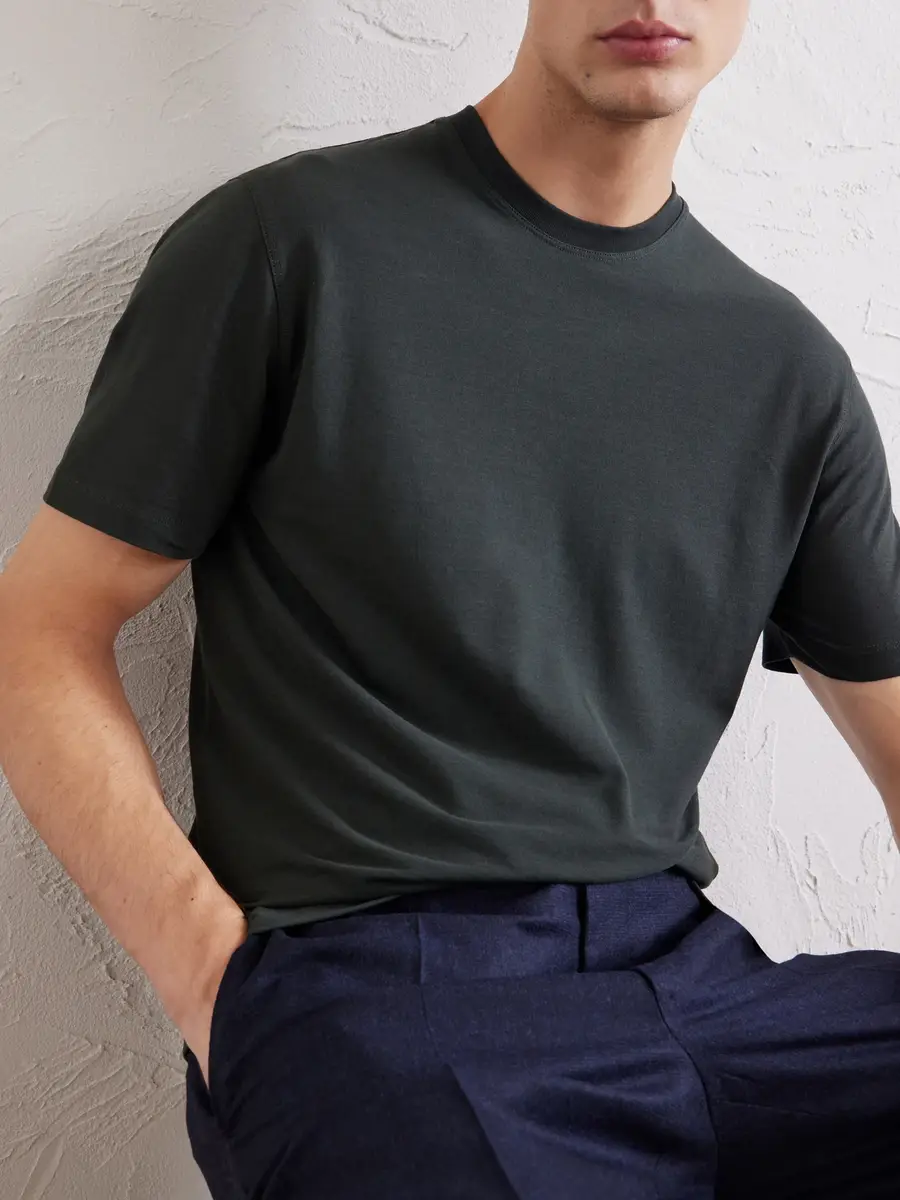 Slowear Zanone Slim-Fit IceCotton Jersey T-Shirt - Men | Thumbnail 5 Slowear Zanone Slim-Fit IceCotton Jersey T-Shirt - Men | Thumbnail 5