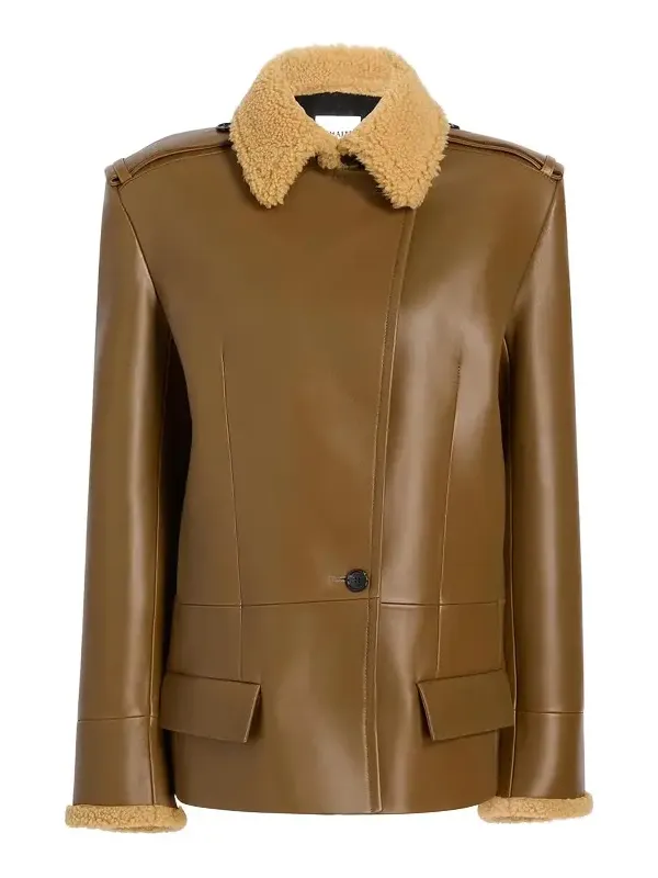 Marlot Coat In Dark Olive