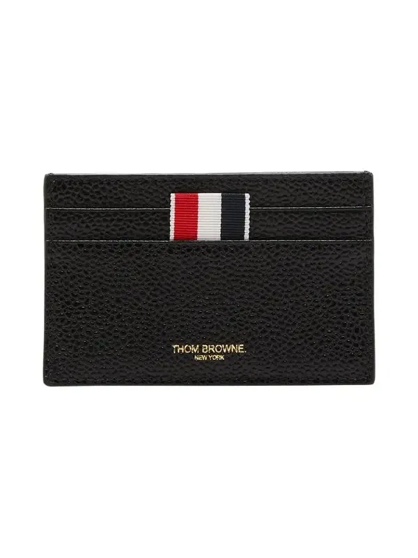 Thom Browne Men's Pebble Grain Leather Card Holder