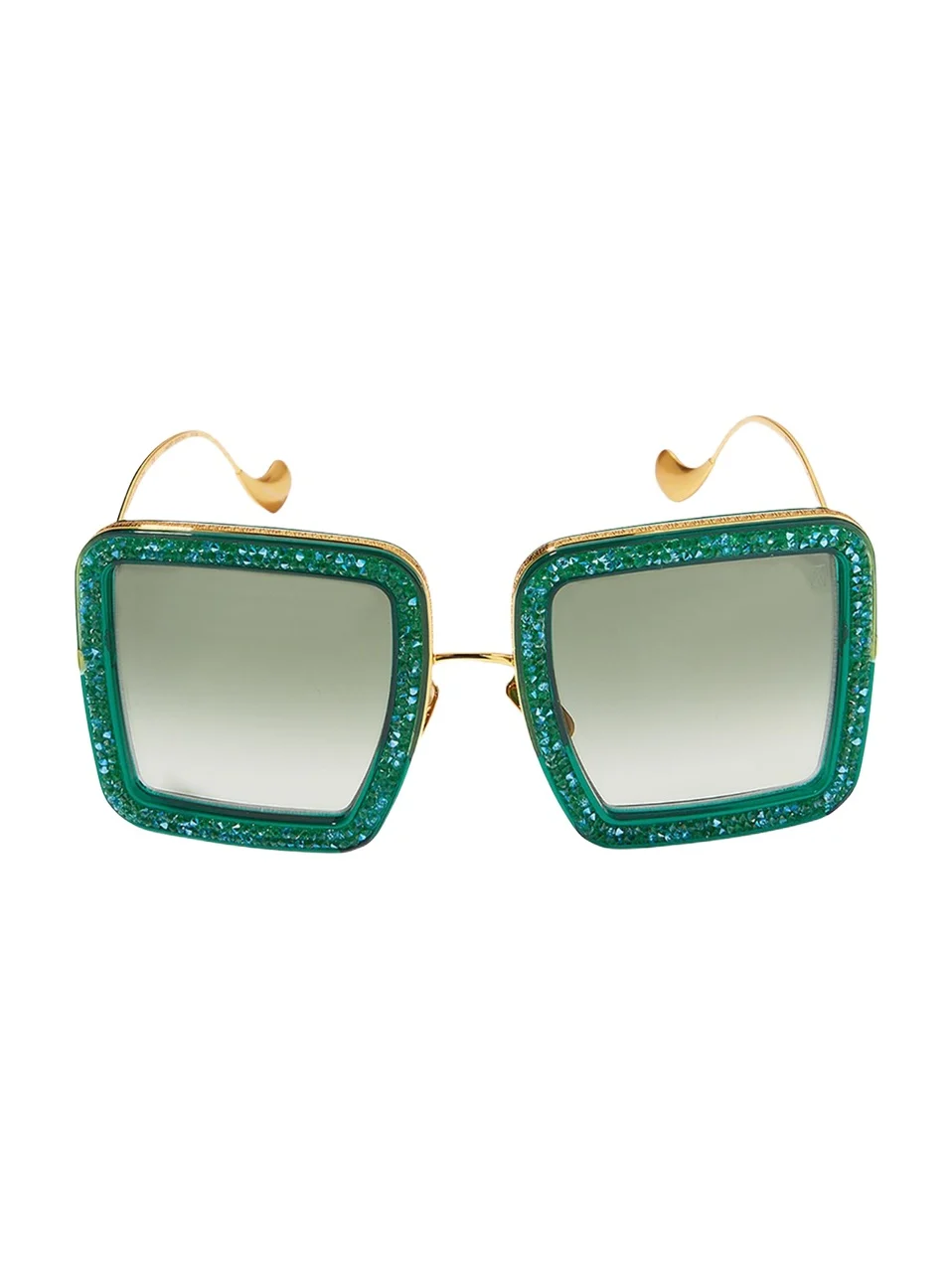 Anna-Karin Karlsson Beaming Sky Swarovski Square Acetate Sunglasses