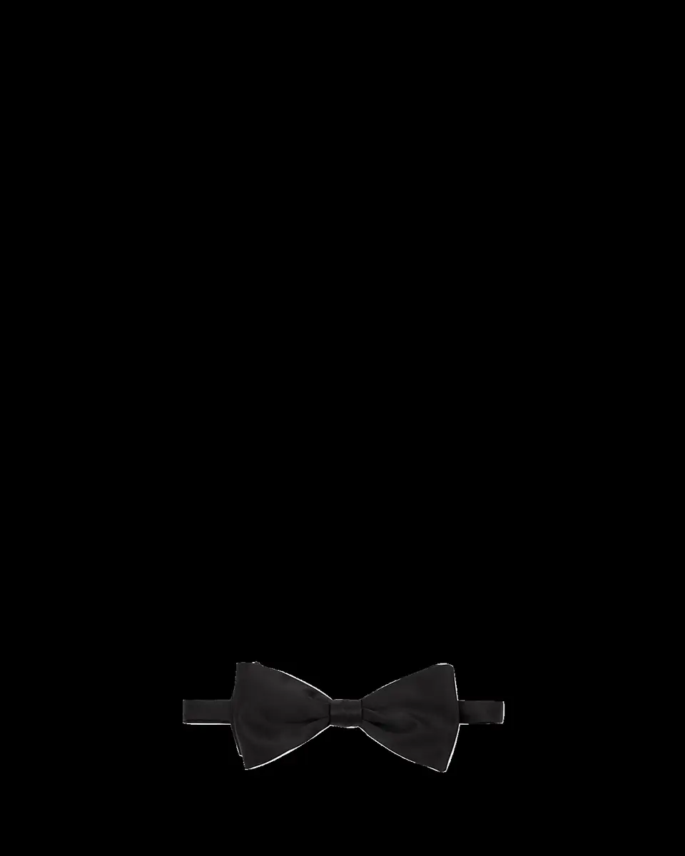 Brioni Men's Silk Satin Bow Tie | Thumbnail 2