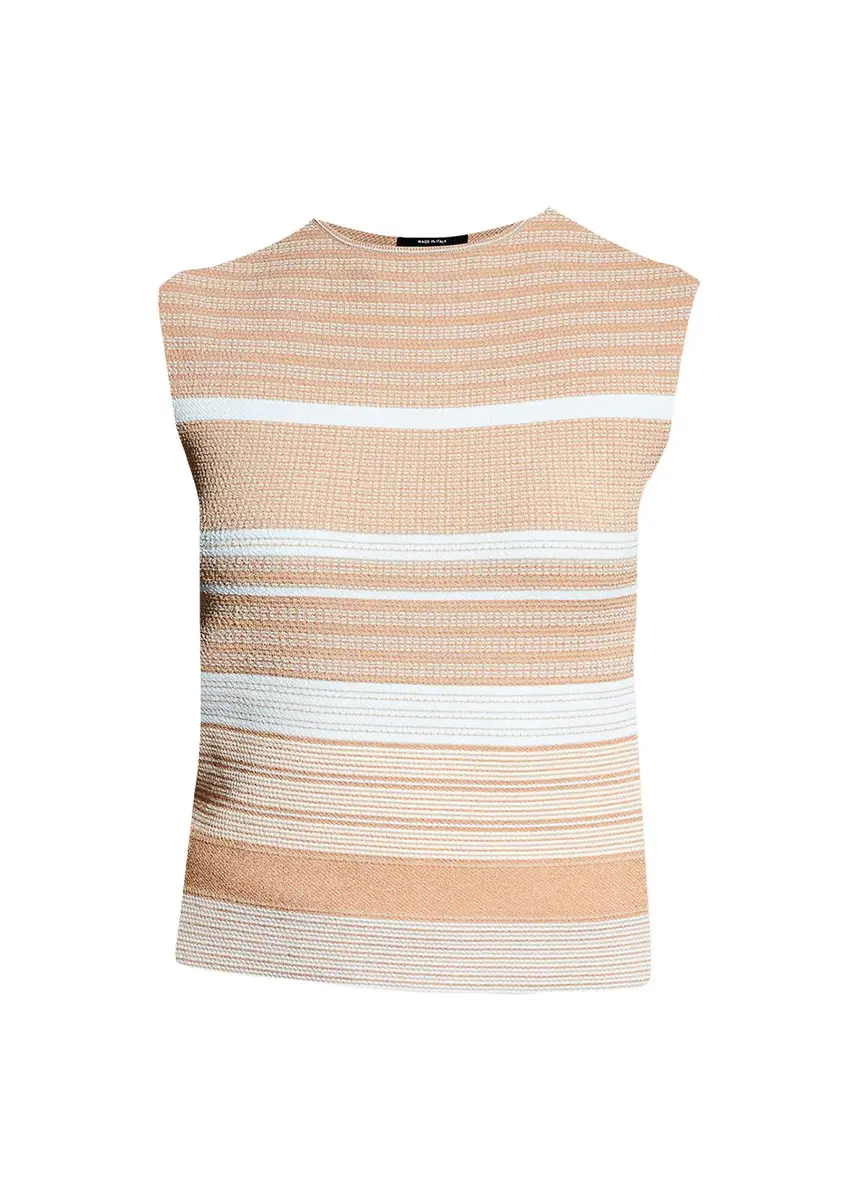 Giorgio Armani Striped Knit Top | Thumbnail 3