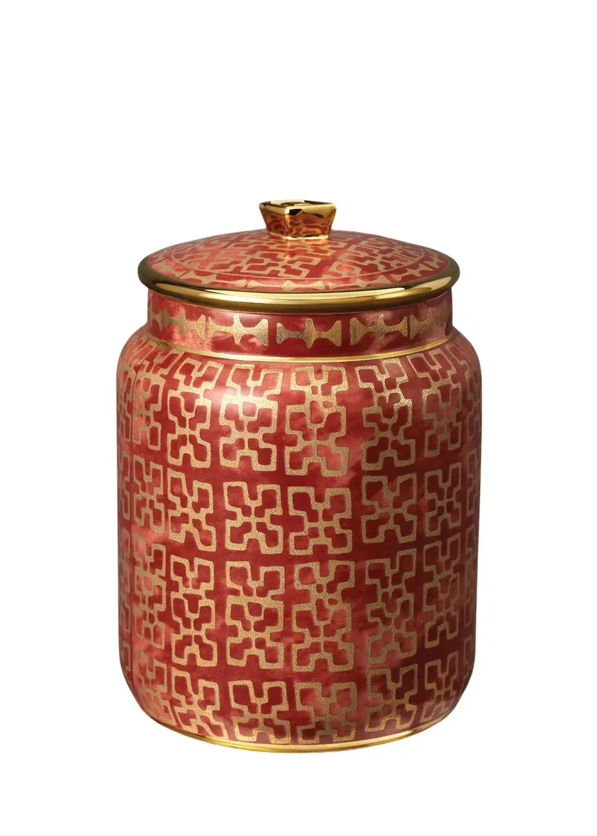 L'Objet x Fortuny Ashanti 7" Small Canister | Thumbnail 3 L'Objet x Fortuny Ashanti 7" Small Canister | Thumbnail 3