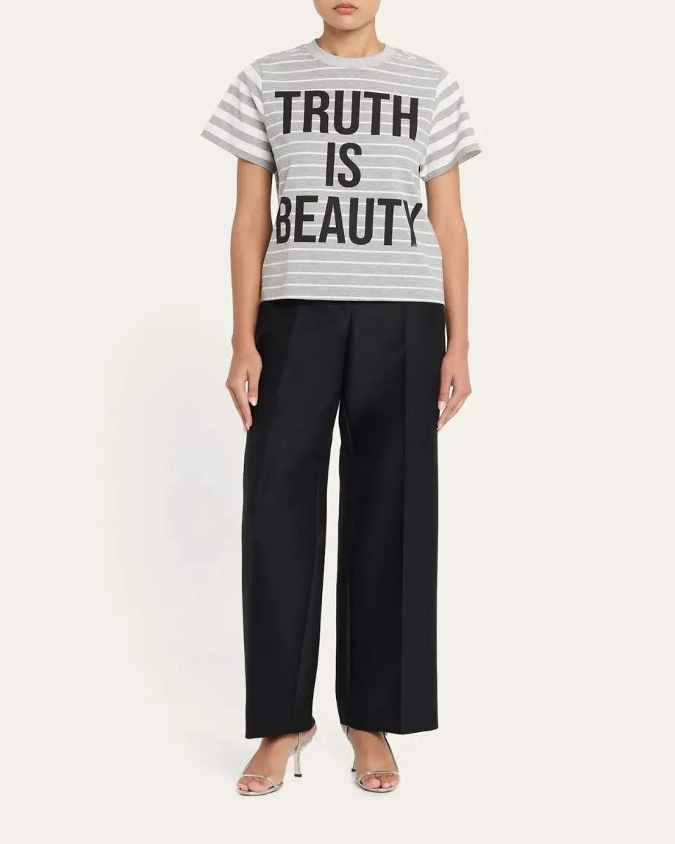 Libertine Truth Is Beauty Striped Short-Sleeve T-Shirt | Thumbnail 2 Libertine Truth Is Beauty Striped Short-Sleeve T-Shirt | Thumbnail 2