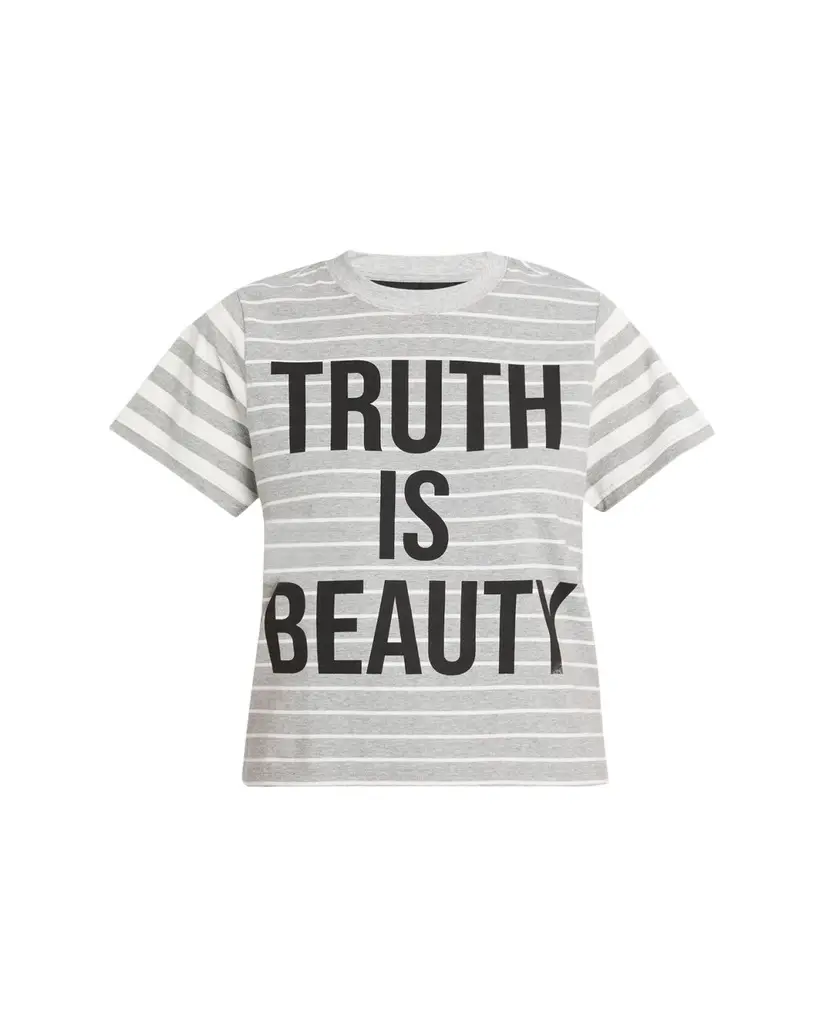 Libertine Truth Is Beauty Striped Short-Sleeve T-Shirt | Image 1 Libertine Truth Is Beauty Striped Short-Sleeve T-Shirt | Image 1
