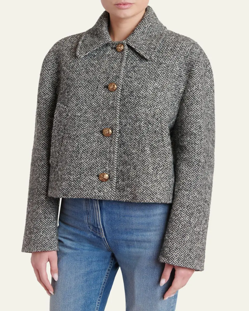 Valentino Garavani Boucle Wool Jacket | Thumbnail 4 Valentino Garavani Boucle Wool Jacket | Thumbnail 4