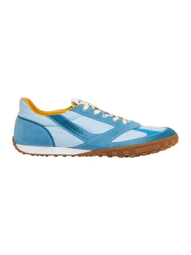Men's New Glide Suede & Nylon Low-Top Sneakers