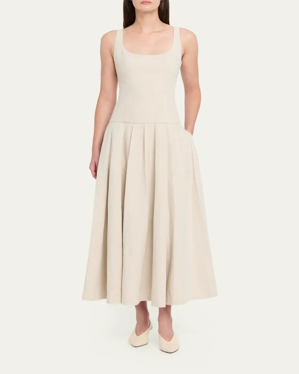 ANNA QUAN Marcelle Drop-Waist Maxi Dress | Thumbnail 2