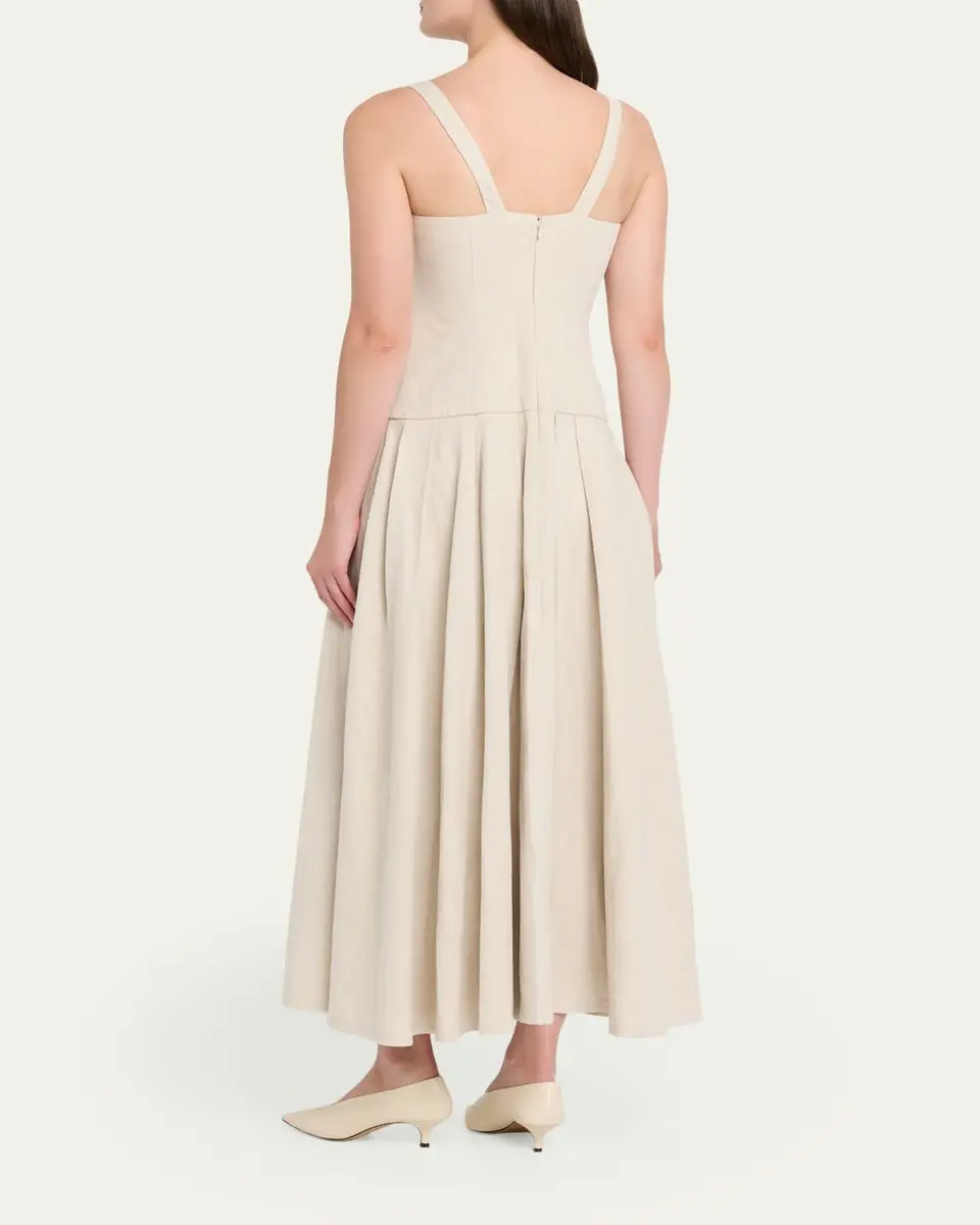 ANNA QUAN Marcelle Drop-Waist Maxi Dress | Thumbnail 3