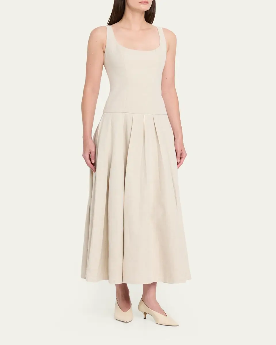 ANNA QUAN Marcelle Drop-Waist Maxi Dress | Thumbnail 4