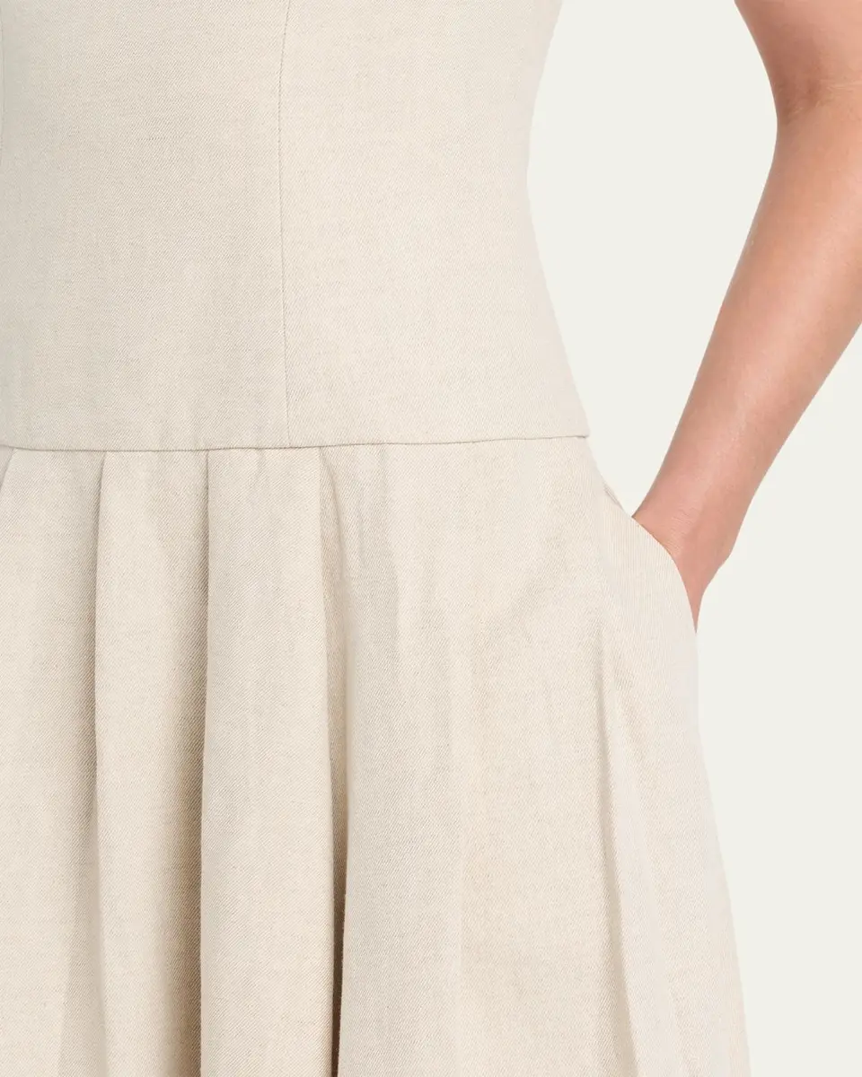 ANNA QUAN Marcelle Drop-Waist Maxi Dress | Thumbnail 5