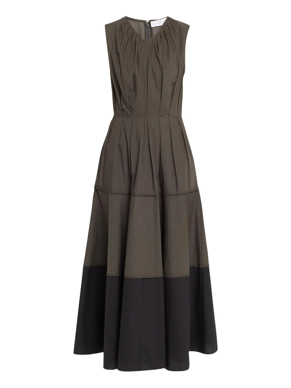 Kailey Tiered Poplin Maxi Dress Kailey Tiered Poplin Maxi Dress
