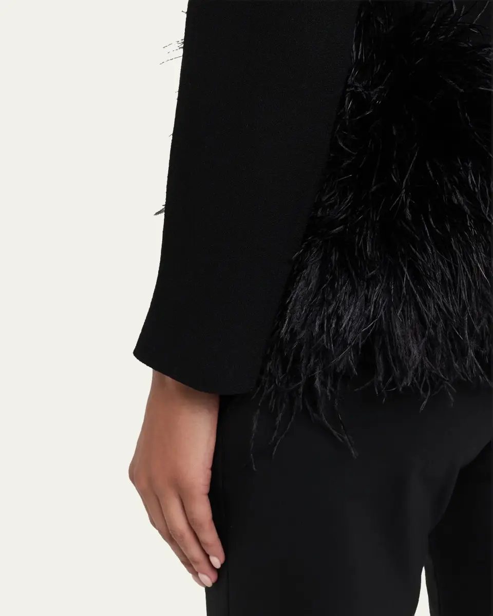 Libertine Feathered Single-Breasted Jacket | Thumbnail 5