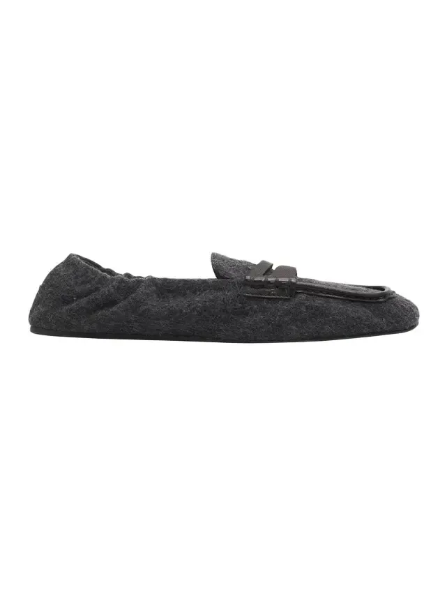Flannel Penny Loafers