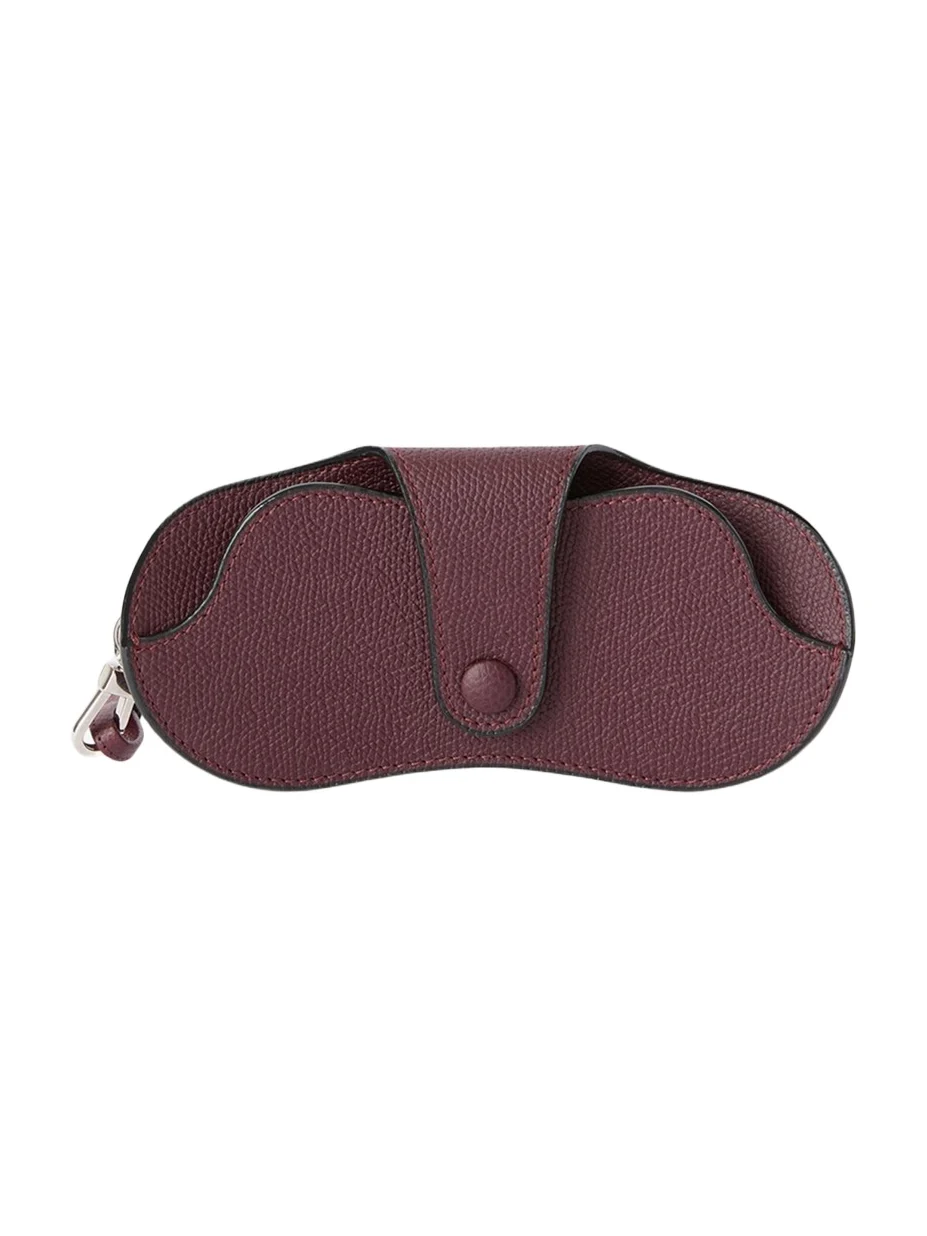 Men's Millepunte Calfskin Glasses Case with Lanyard