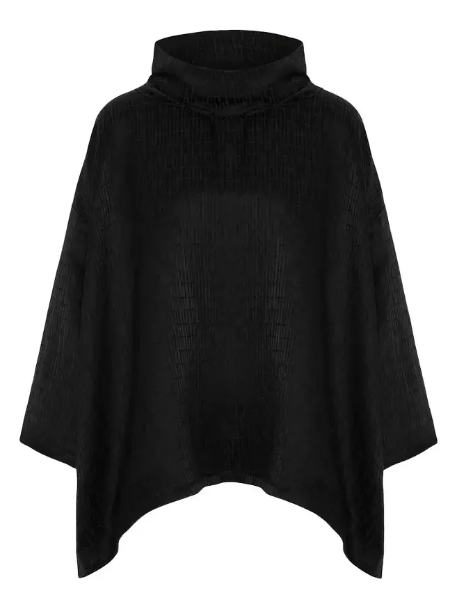 Silk-Blend Wide A-Line Monks Top Silk-Blend Wide A-Line Monks Top