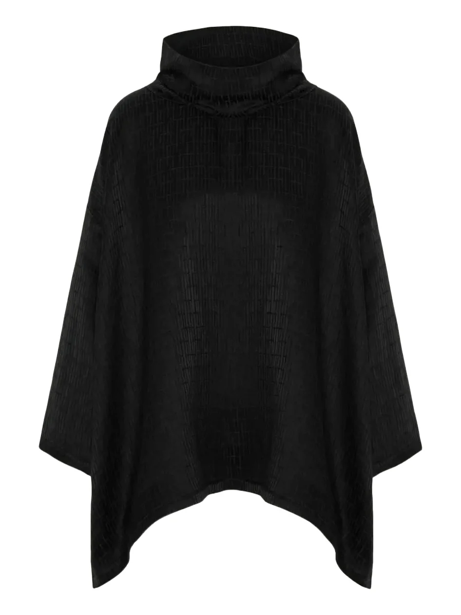 Silk-Blend Wide A-Line Monks Top Silk-Blend Wide A-Line Monks Top