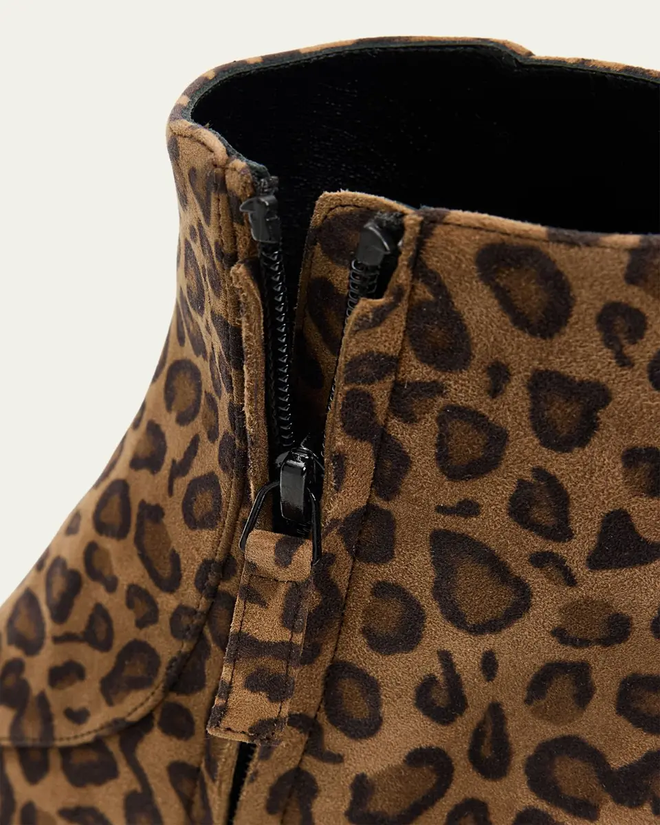 Manolo Blahnik 50mm Myconia Leopard-Printed Suede Ankle Boots | Thumbnail 3