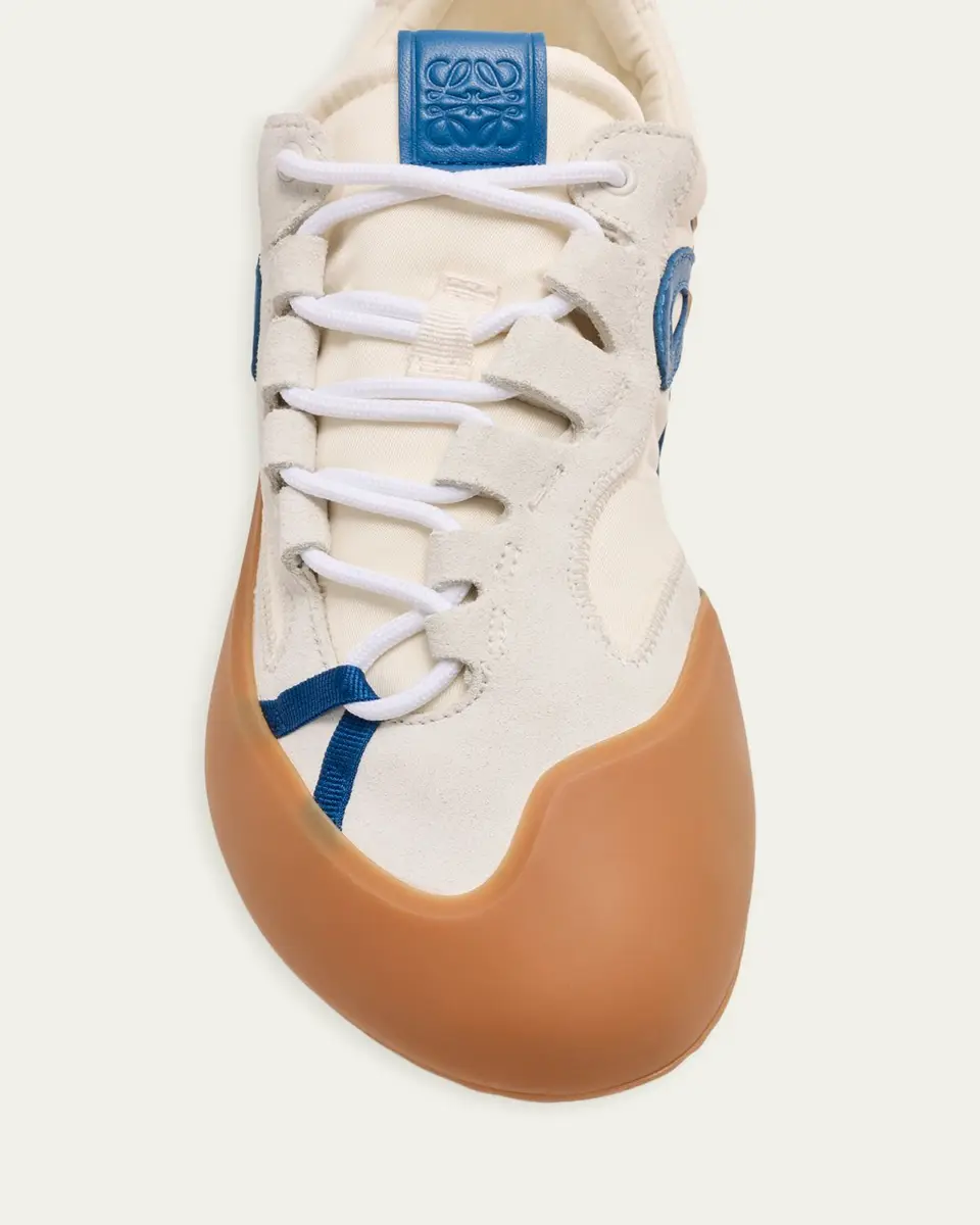 Loewe Grip Nylon and Suede Low-Top Sneakers | Thumbnail 3