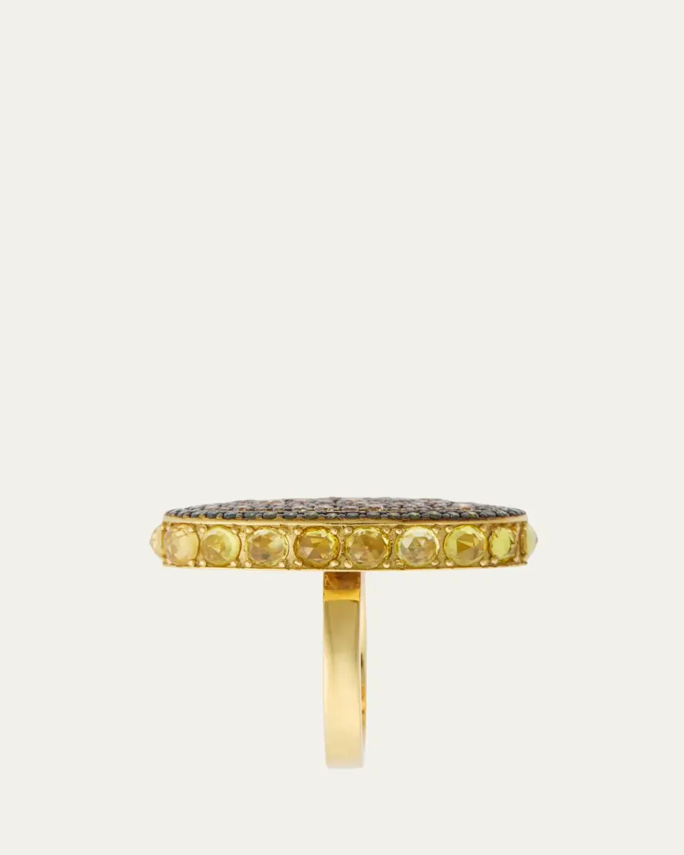 Ileana Makri Secret Garden Ring with Diamonds and Sapphires | Thumbnail 3 Ileana Makri Secret Garden Ring with Diamonds and Sapphires | Thumbnail 3