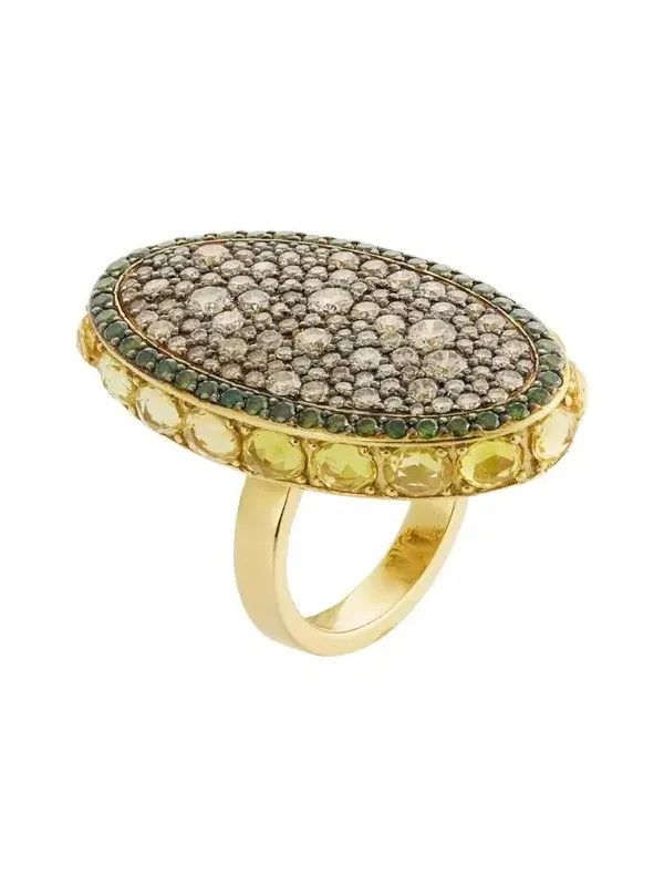 Secret Garden Ring with Diamonds and Sapphires Secret Garden Ring with Diamonds and Sapphires