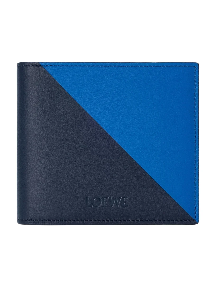 Men's Flag Leather Bifold Wallet