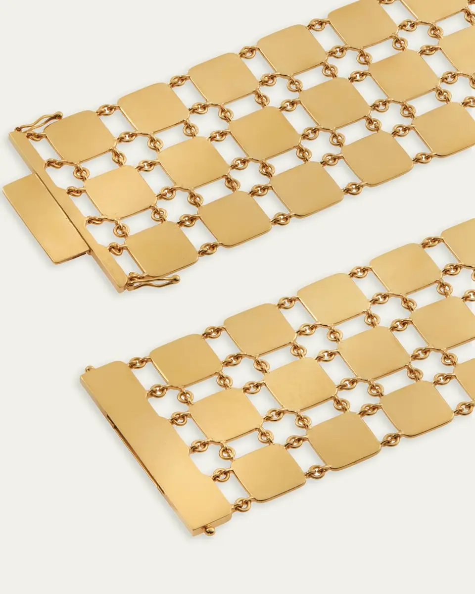 Ileana Makri 18K Gold Lattice Bracelet | Thumbnail 2