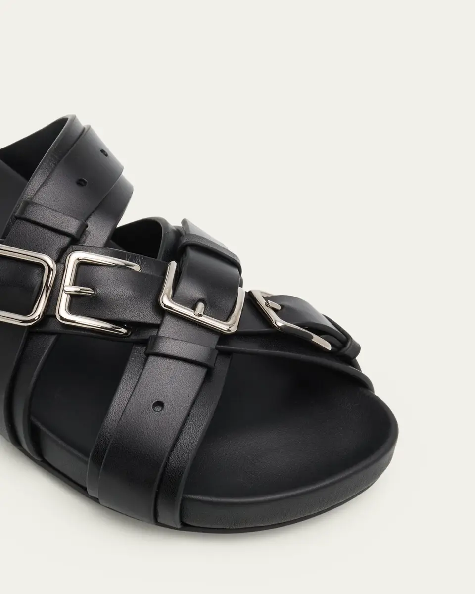 Loewe Type Fussbett Leather Slide Sandals | Thumbnail 5 Loewe Type Fussbett Leather Slide Sandals | Thumbnail 5