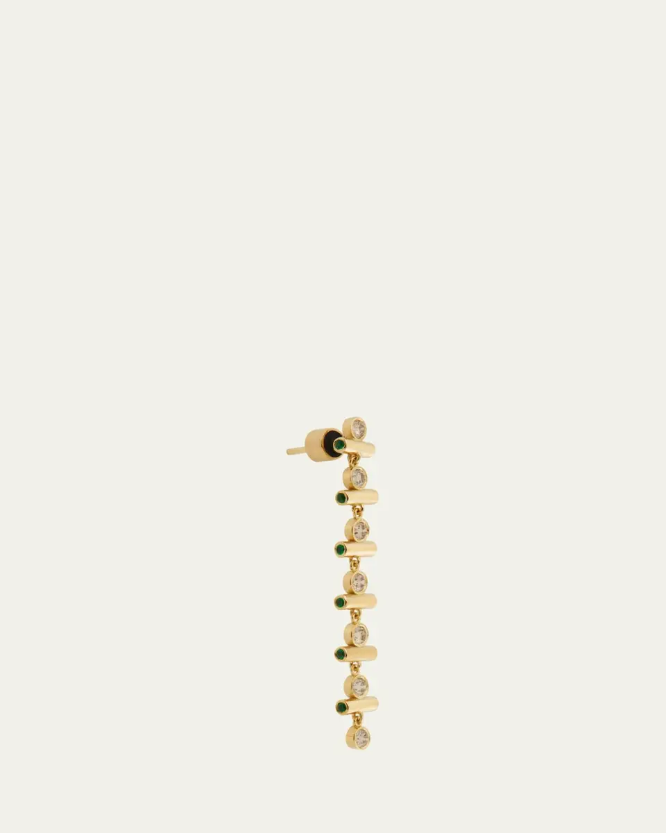 Ileana Makri Emerald Edge Long Earrings | Thumbnail 2