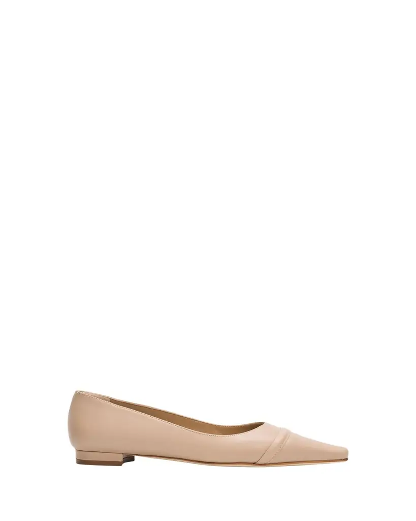 Manolo Blahnik Cotinu Leather Ballerina Flats | Image 1 Manolo Blahnik Cotinu Leather Ballerina Flats | Image 1