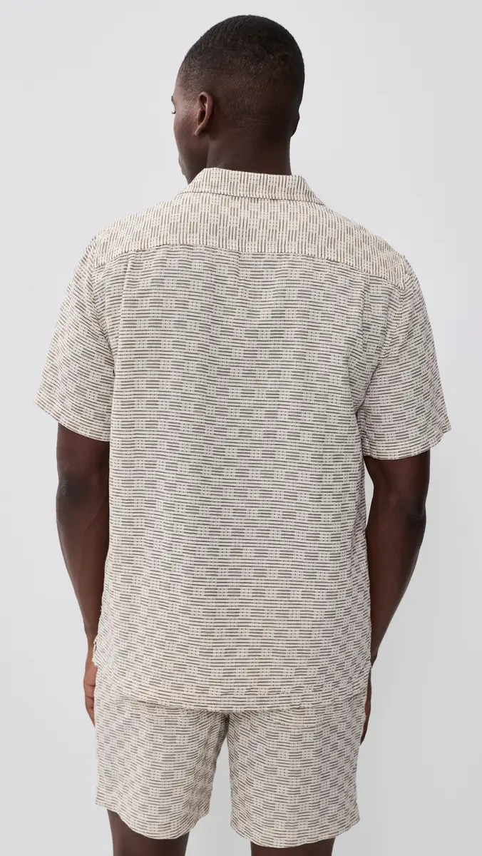 Marine Layer Dobby Resort Shirt | Thumbnail 3 Marine Layer Dobby Resort Shirt | Thumbnail 3