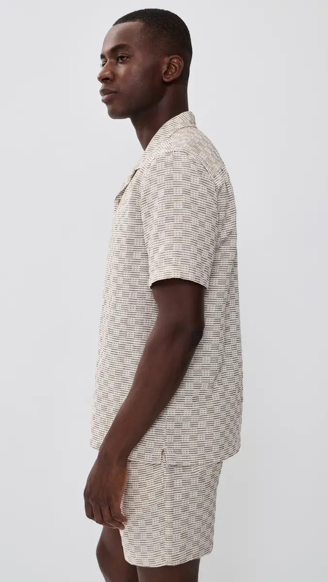 Marine Layer Dobby Resort Shirt | Thumbnail 4 Marine Layer Dobby Resort Shirt | Thumbnail 4