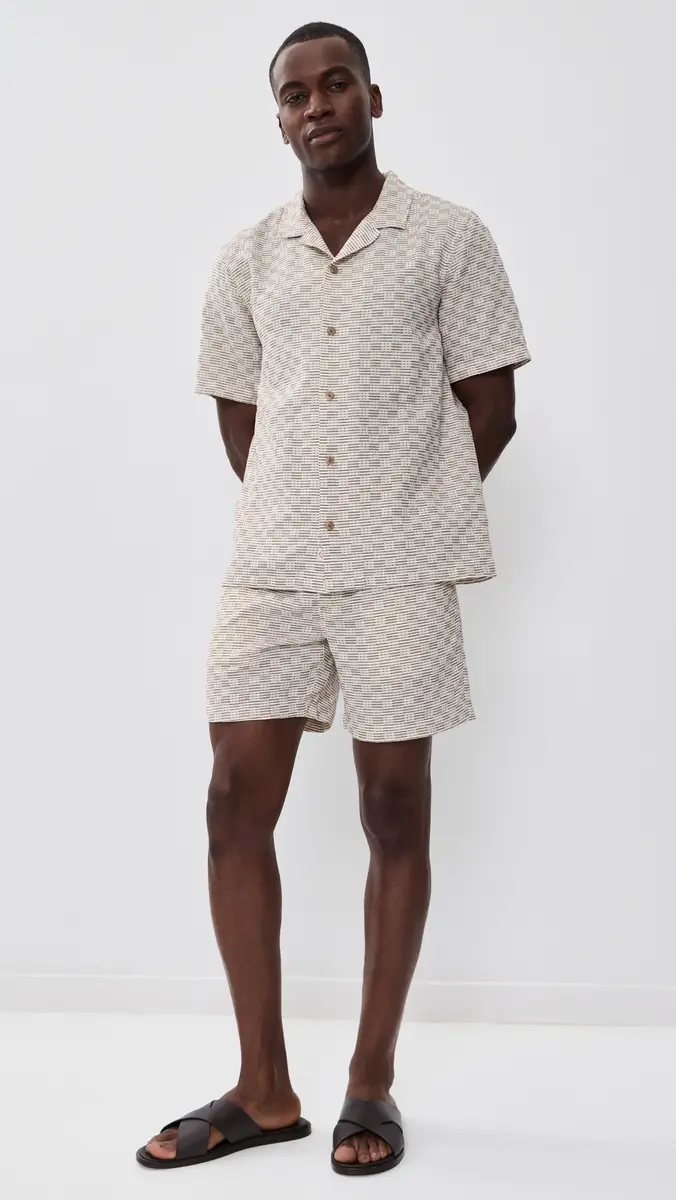 Marine Layer Dobby Resort Shirt | Thumbnail 5 Marine Layer Dobby Resort Shirt | Thumbnail 5