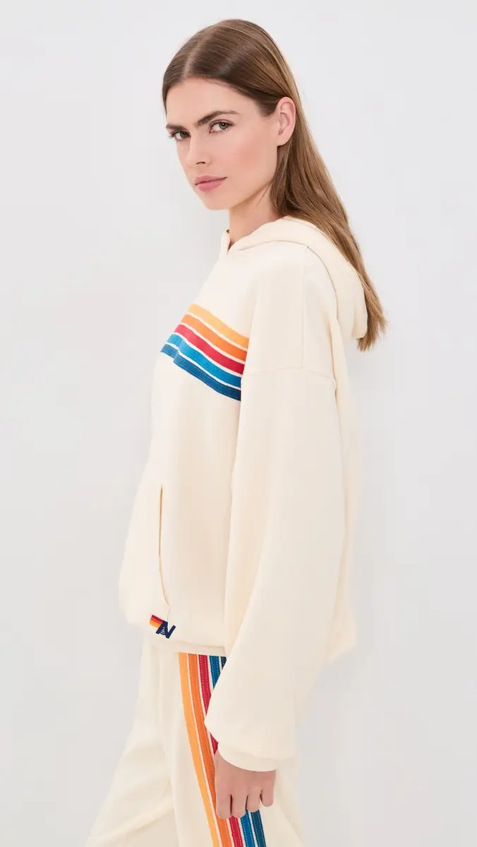 Aviator Nation 5 Stripe Hoodie | Thumbnail 4 Aviator Nation 5 Stripe Hoodie | Thumbnail 4